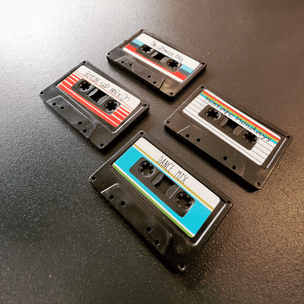 Koelkastmagneet Cassettebandjes Retro