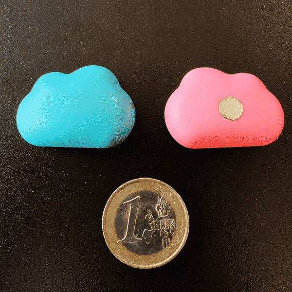 Koelkastmagneet Wolkjes 6 stuks