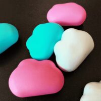 Koelkastmagneet Wolkjes 6 stuks