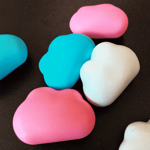 Koelkastmagneet Wolkjes 6 stuks