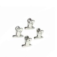 Vier clipjes met een magneetje