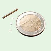 Mini magneetjes 2 x 1 mm