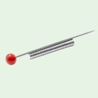 Neodymium schijfmagneet Ø 2 × 1 mm N48 – sterke miniatuurmagneet voor modelbouw, 3Dprint en elektronica