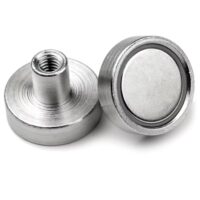 Potmagneet draadbus 16 mm M4 (max trekkracht 8 kilo) – Neodymium magneet – MagneetjesWinkel