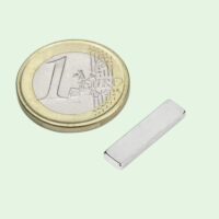 Blokmagneet 20 x 5 x 2 mm
