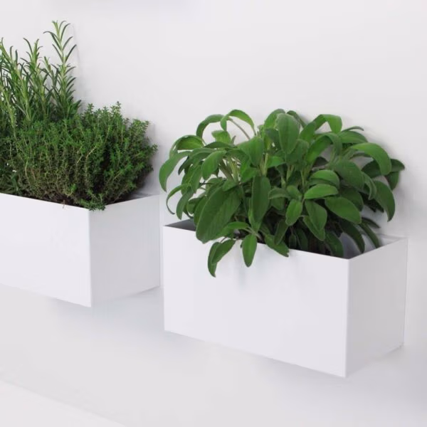 Magnetisch metalen bakje wit en zwart met een houdkracht tot wel 5 kilo