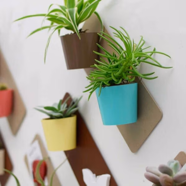 Magnetisch bakje / magnetische (planten) pot conisch 6 cm