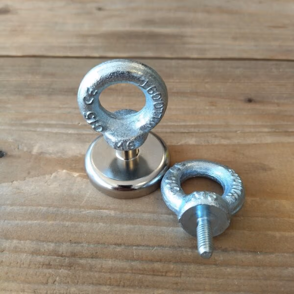 Oog voor potmagneet M6 schroefdraad