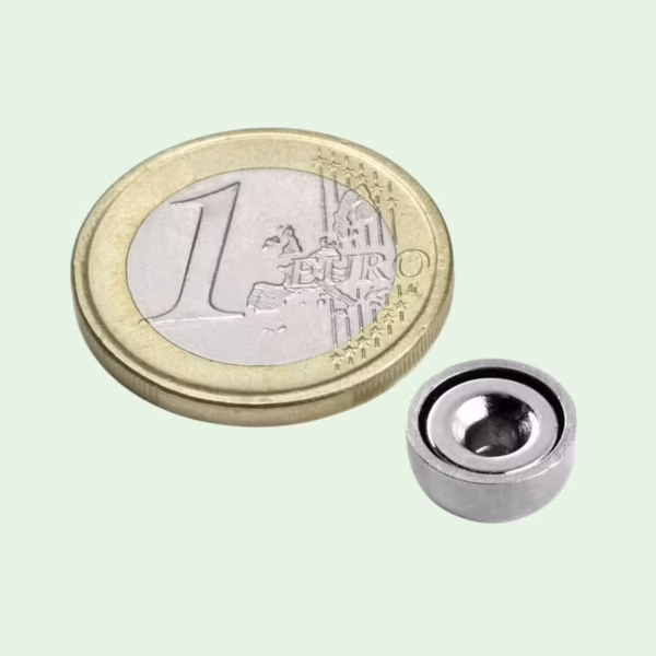 Potmagneet met verzonken gat 10 mm