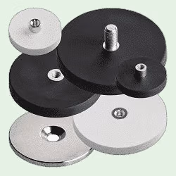 Magneten met rubber coating