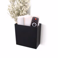 Magnetisch bakje 'Uranos' Zwart 13.5 x 7 x 13 cm – KalaMitica – MagneetjesWinkel