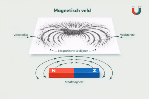 Magnetisch veld zichtbaar maken met ijzervijlsel – eenvoudig experiment