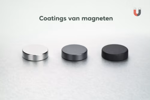 Verschillende coatings op magneten, zoals nikkel en epoxy, ter bescherming tegen vocht en slijtage – uitgelegd door MagneetjesWinkel.nl