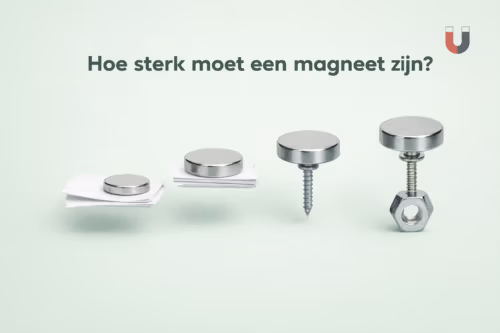 Vergelijking van magneten met verschillende houdkracht om te bepalen hoe sterk een magneet moet zijn – uitgelegd door MagneetjesWinkel.nl