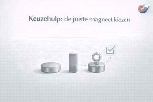 Overzicht van verschillende magneten ter ondersteuning van de keuzehulp voor het kiezen van de juiste magneet – MagneetjesWinkel.nl