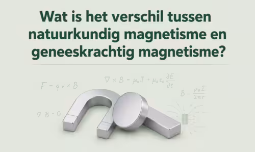 Verschil tussen natuurkundig magnetisme en geneeskrachtig magnetisme uitgelegd met magneten en natuurkundige formules – MagneetjesWinkel.nl